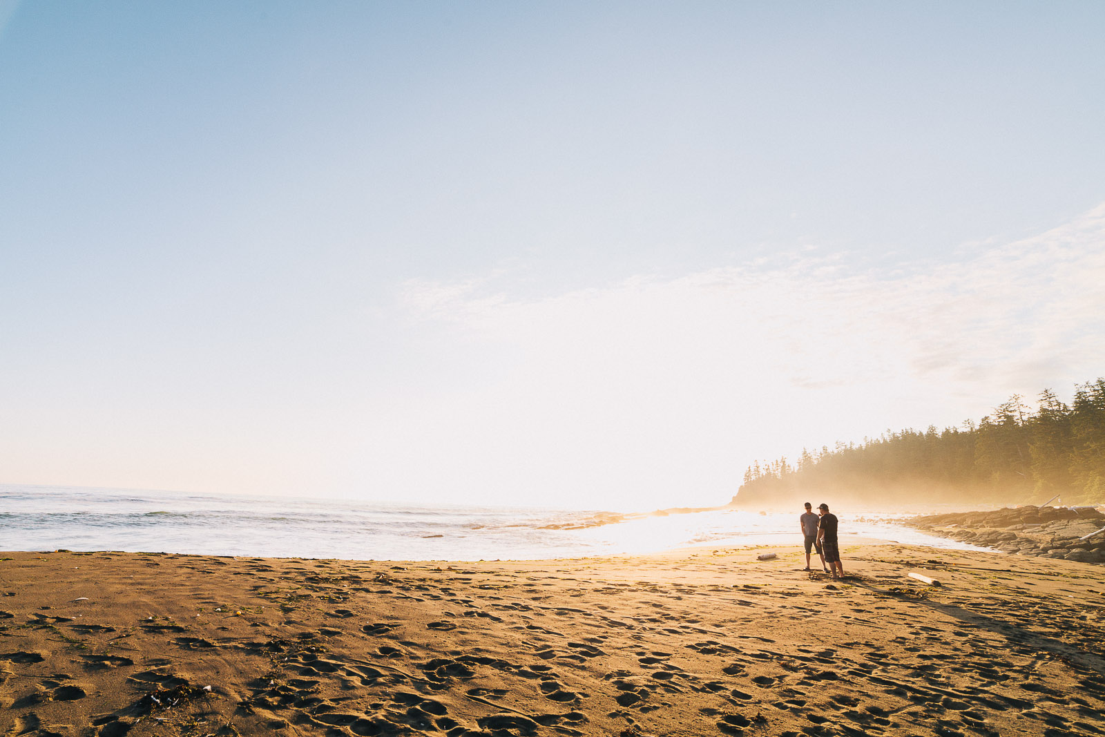 west coast trail sunset