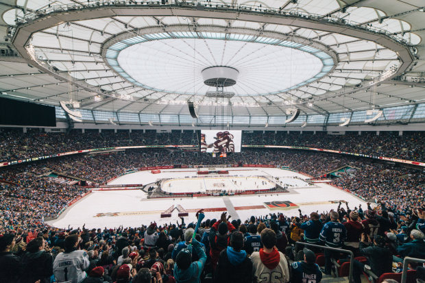 Canucks – BC Place Stadium – NHL Heritage Classic in Vancouver